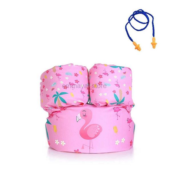 Chaleco salvavidas Boya Nuevo Puddle Jumper Bebé 14-25 KG Anillos de natación Anillo de brazo de espuma Chaleco de flotabilidad Chaleco salvavidas para niños Chalecos salvavidas con tapones para los oídos impermeables 240122