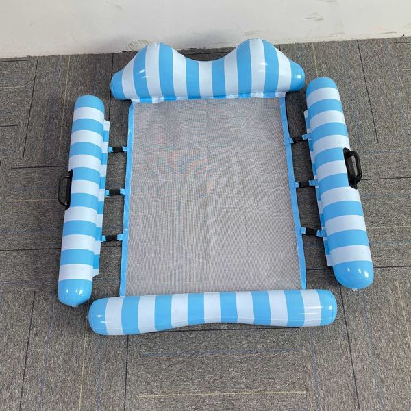 Gilet de sauvetage bouée gonflable lit flottant nouveau hamac d'eau inclinable piscine été plage pliable matelas d'air flotteur chaise longue rangée T221214