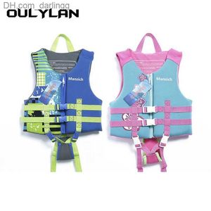 Life Vest Buoy Ouleylan 4-12-jarige kinderen zwemvest kind veiligheid reddingsjas baby zwemmen training kajakken strand water sport badsuitq240412