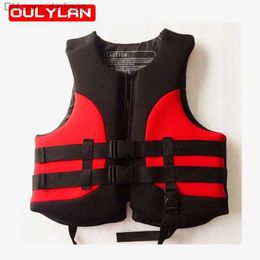 Life Vest Buoy Oulyan reddingsvest Volwassene en kindervest Waterveiligheid Visserij Vest Kajak Zwemmen Surfen Drifting Safety Life Vestq240412