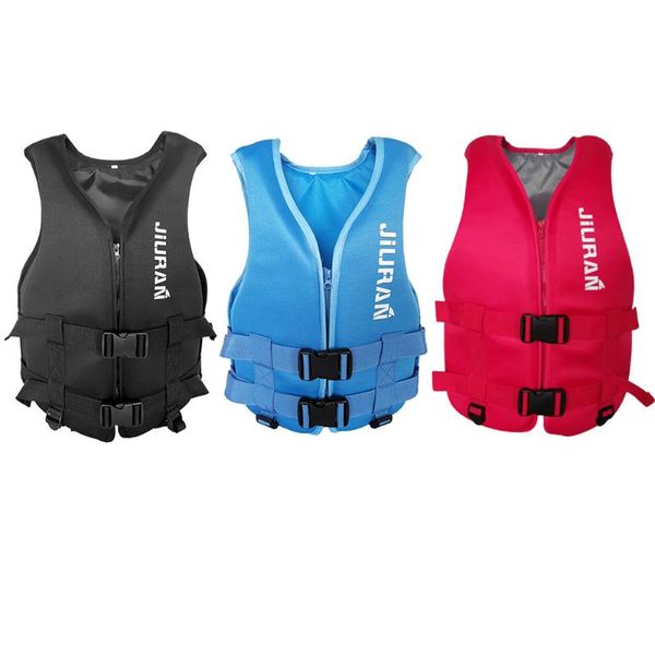 Chaleco salvavidas Boya Rafting al aire libre Chaqueta de neopreno para niños Adulto Natación Traje de supervivencia Deportes acuáticos Boatin