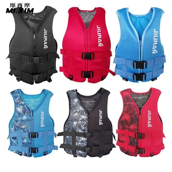 Chaleco salvavidas Boya Rafting al aire libre Chaqueta de neopreno para adultos Natación Pesca Hombres Mujeres Snorkel Kayak Canotaje Traje de supervivencia 230713