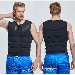 Gilet de sauvetage Bouée Outdoor Rafting Néoprène Gilet de sauvetage pour adulte Unisexe Natation Snorkeling Wear Pêche Kayak Boatin Flottabilité Gilet Femmes Hommes 230712