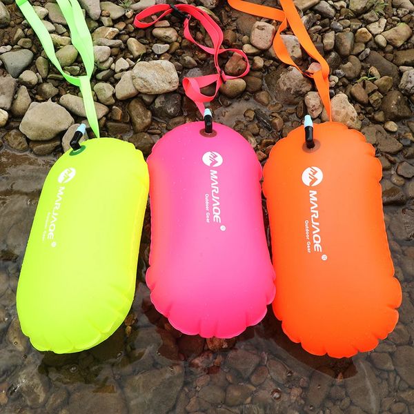 Chaleco salvavidas boya seguridad al aire libre natación multifunción natación flotador bolsa con cinturón impermeable PVC salvavidas almacenamiento para deportes acuáticos 231109