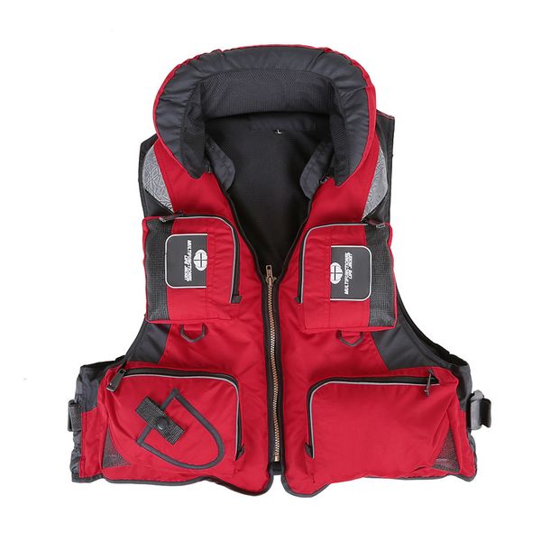 Gilet de sauvetage Bouée Veste de pêche professionnelle Sports nautiques Adulte Sécurité Gilet de sauvetage Pêche professionnelle Natation Navigation de plaisance Dérive Gilet de survie 230603