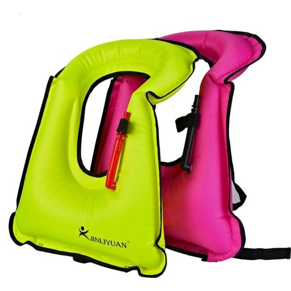 Chaleco salvavidas Boya Snorkel Chaleco Adultos Chaleco salvavidas portátil Chaleco de natación inflable Flotabilidad Ayuda Chaquetas de natación para hombres Mujeres 230515