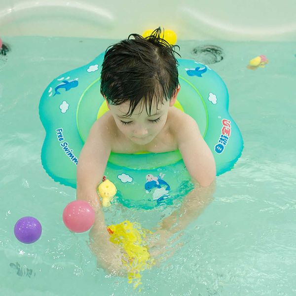 Gilet de sauvetage bouée natation bébé marque flotteur de piscine pour enfant respectueux de l'environnement 0.3mm matériau pvc piscine aisselle gonflable anneau bain de bain Accessoires T221214