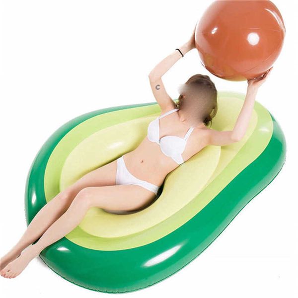 Chaleco salvavidas Mesa de boya Piscina de aguacate Fila flotante Verano Playa Balsa de natación Juguete Deportes acuáticos Cojín de aire para niños Adultos Alta calidad HKD230703