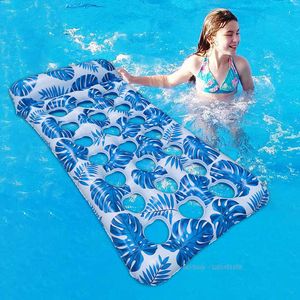 Chaleco salvavidas Mesa de boya Piscina Natación Tumbona flotante portátil Hamaca de agua Playa Camping Sofá Cama Salón de agua para adultos Niños HKD230703