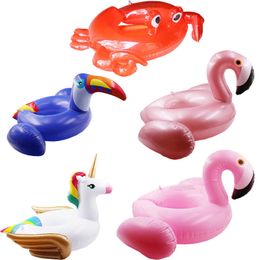 Gilet de sauvetage Bouée Licorne Flamingo Gonflable Bébé Anneau De Natation Piscine Flotteur Cercle De Natation Enfants Piscine Jouets Siège D'eau Summer Beach Party T221214