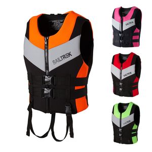 Life Vest Buoy Water Sports Fishing Water Ski Vest Kayaking Boating Swimming Drifting Safety Vest Adults Life Jacket Neoprene Safety Life Vest 230727