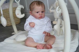 Levensechte 60CM Reborn Baby Cameron Doll Soft Touch Doek Lichaam Handgemaakt Kinderverjaardagscadeau