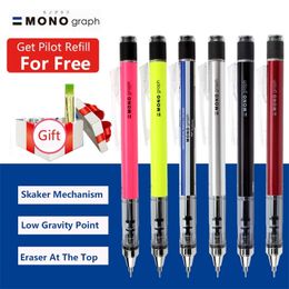 LifeMaster Tombow Mono Graph Shaker Portemine - 0,5 mm Étudiant Crayon Fournitures d'écriture pour l'école et le bureau DPA-132 201214