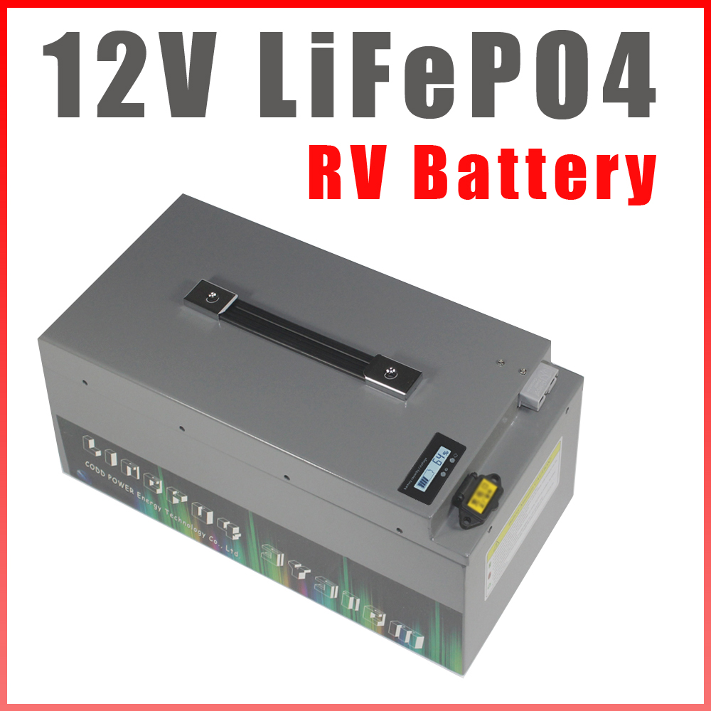 LIFEPO4 12V 500AH Batterie 12 V 300AH RV-Camper Off-Road Off-Grid Solar Energy Golfwagen 4000 Deep Cycles LifePo4 Batterie
