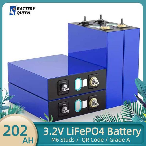 Lifepo4 200AH 202AH Battery 12V LFP Lithium 3.2 V Prismatic phosphate lipo Pack pour RV Golf Chariot Solar Energy Storage Lishen LS