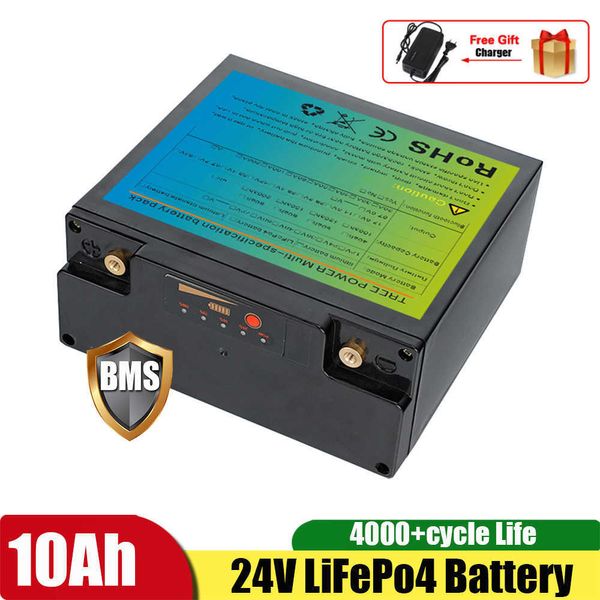 Lifepo4 24V 10Ah 240Wh Lifepo4 batterie Lithium fer avec 20A BMS pour vélo électrique Ebike