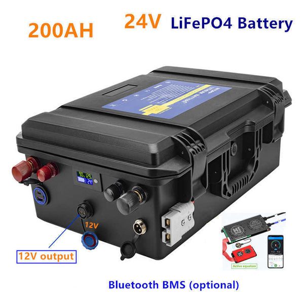 Lifepo4 24 v 200ah batterie 24 V lifepo4 200AH batterie au lithium 24 v 200AH Lithium fer phosphate batterie pour moteur de bateau