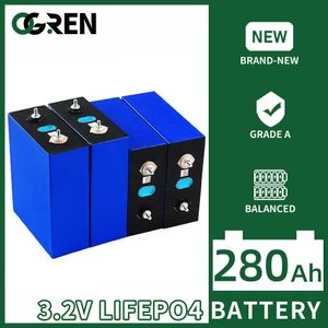 LifePo4 280Ah Batterij 3.2V 4/16pcs Oplaadbare lithiumijzerfosfaatbatterijen Pack voor 12V 24V 48V BOAT GOLF CART RV FORKLIFT