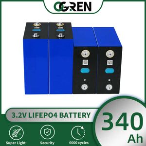 Lifepo4 320AH 340AH batterie 4/8/16/32 pièces 12V 24V 48V Rechargeable Lithium fer phosphate cellule pour RV Golf chariot bateaux camping-car