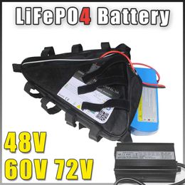 LiFePO4 48V 60V 72V 20AH Triangle Bag Batterie Pack