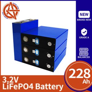 Lifepo4 batterie 3.2V 200Ah 228AH 4/8/16/32 pièces batterie Rechargeable au Lithium fer Phosphate bricolage 12V 24V 48V RV bateau système solaire