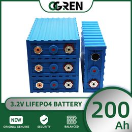 Lifepo4 Battery Cell 200AH 3.2V 1/4/8/16/32pcs Batterie à cycle profond Pack 12V 24V 48V RV Boats Golf Chariot Home Solar Storage System