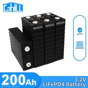Batterie solaire LIFEPO4 3.2V 200AH Celle de phosphate de phosphate de fer au lithium rechargeable pour chariot de golf de golf RV 12V 24V 48V 48V.