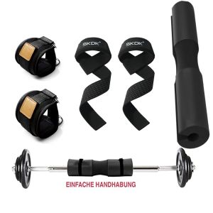 Tillen 3 in 1 barbell pad set met draagtas gewichtheffen polsfolie en gym enkelbanden voor lunges heup stoten powerlifting deadlift