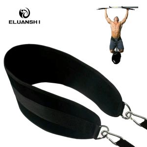 Équipements de fitness de levage Drop Shipping Dip Belt Haltérophilie Gym Taille du corps Musculation Bâtiment de puissance Chaîne de trempage Pull Up