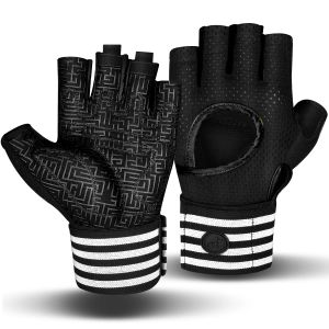 Gants de gymnastique de levage, gants d'haltérophilie, gants d'exercice pour hommes et femmes, gants d'entraînement de fitness rembourrés en gel pour tractions, aviron