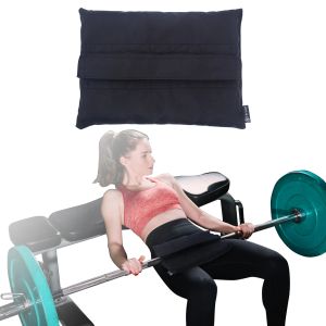 Levantamiento de empujes de cadera almohadillas de cojín cuadrados para puentes de glúteos de botín entrenamiento de tope protector espesor barra de barra equipos de fitness