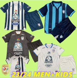 Liga 2023 24 Pachuca E.Sanchez Mens Soccer Jerseys MX CF Pachuca A.Hurtado E.LOPEZ N.Ibanez M.Hinestroza Home Away 3ème édition spéciale Hommes Football Enfants Hommes Kitshirt