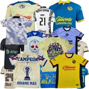 Liga MX Club America Soccer Jerseys 2023 2024 2025 K.Alvarez J.Quinones D.Valdes G.ochoa Giovani Fidalgo M.Layun A.Zendejas 21 22 23 24 FOOTBALL MEN FEMMES