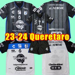 Liga MX 2023 2024 Queretaro FC Voetbalshirts PABLO BARRERA SEPULVEDA ESCAMILLA CLIFFORD ABOAGYE 23 24 voetbalshirt Heren kinderkit