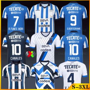 Liga MX 23 24 Camiseta Monterrey Sergio Canales Jésus Corona Luis Romo Victor Guzman Allemand Berterame Meza Rogelio Funes Mori Maillots de football Kit de football pour enfants