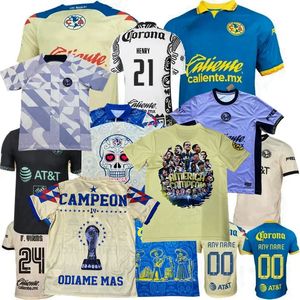 Liga MX Club America Soccer Jerseys 2024 K.Alvarez J.quinones D.Valdes G.Ochoa Giovani Fidalgo M.Layun A. Zendejas 21 22 23 23 24 voetbal Men Women Kids Kits Hirt