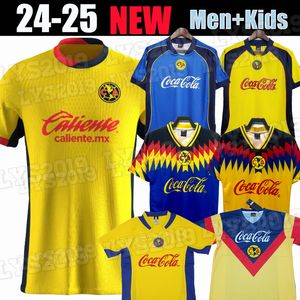 Liga MX Retro Club America Soccer Jerseys 2024 2025 K.Alvarez J.quinones D.Valdes G.Ochoa Giovani Fidalgo M.Layun A. Zendejas 21 22 23 24 Football Men Women Kids Shirt