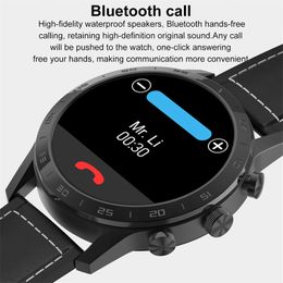 LIGE 2022 nouveau Bluetooth appel montre intelligente hommes sport horloge IP68 étanche surveillance de la fréquence cardiaque SmartWatch pour IOS téléphone Android