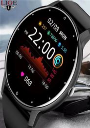 LIGE – montre connectée de Sport pour hommes, écran entièrement tactile, étanche IP67, Bluetooth, pour Android et iOS, nouvelle collection 2022, box293860140
