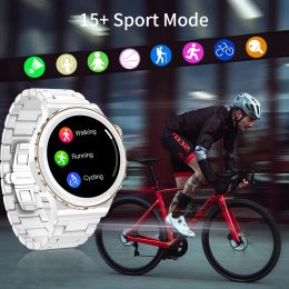 Lige Luxury Smart Watch Women Full Touch Bluetooth Call Bracelet Waterproof Music Clock Ladies Smartwatch voor Android iOS 2022