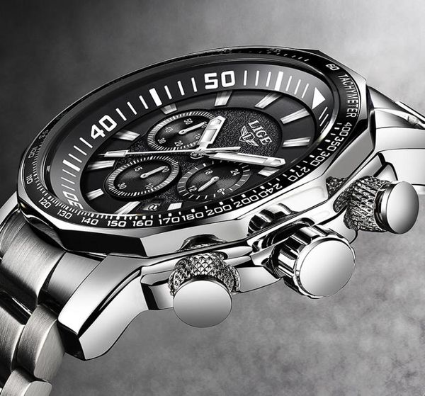 Lige Top Brand Luxury Mens Watches Full Steel Watch Sport Military Sport Imploud Wating Men reloj Relogio Masculino 2103102076716