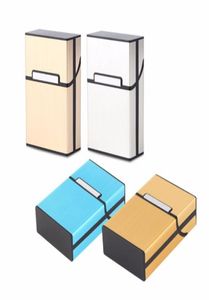 Licht Aluminium Sigaar Sigarettenkoker Tabak Houder Pocket Box Opslag Container 6 Kleuren Roken Pouch Gift SN9881348438