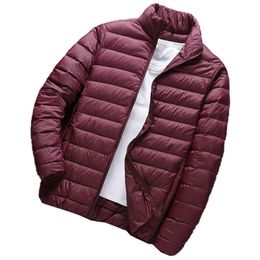 Doudoune légère et légère Veste en duvet pour homme de créateur Mode Automne-hiver Marque de luxe Manteau décontracté Chaud Coupe-vent Veste rembourrée en coton imperméable