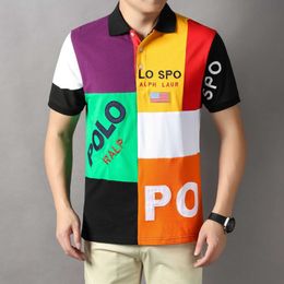 Polo léger et luxueux pour homme manches courtes coton street tendance couleur assortie nouveau Paul haut de gamme belle marque tendance homme tendance