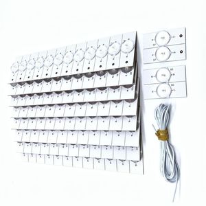 Perles lumineuses 100 pièces 3V SMD lentille lampe avec filtre optique 2m fil pour 32-65 pouces LED TV réparation