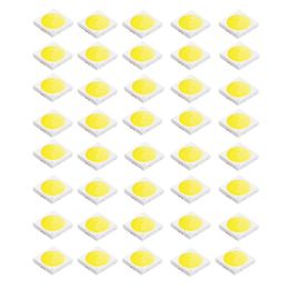 Perles lumineuses 50pcs SMD 3030 puce LED 1W 110-120lm blanc/blanc chaud lampe diode électroluminescente pour torche électrique décor de sol