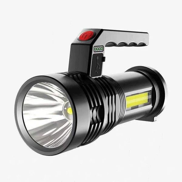 Cuentas ligeras potentes led portátil P500 antorcha USB USB recargable Searchlight impermeable para la linterna de pesca