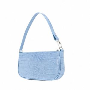 Sacs sous les arasmes d'alligator bleu clair 2021 Tendance Nouveau sac à main de sac en cuir de haute qualité sacs de luxe Bolsas H36K # #