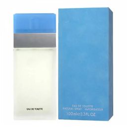 Perfume azul claro 100 ml fragancia fragancia edt olor a fruta floral buena calidad barco rápido