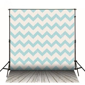 Light Blue Photography Chevron Sfondo Vinile Digitale Tavole di legno Pavimento strutturato Bambini Bambini Sfondo fotografico Studio Puntelli per bambini